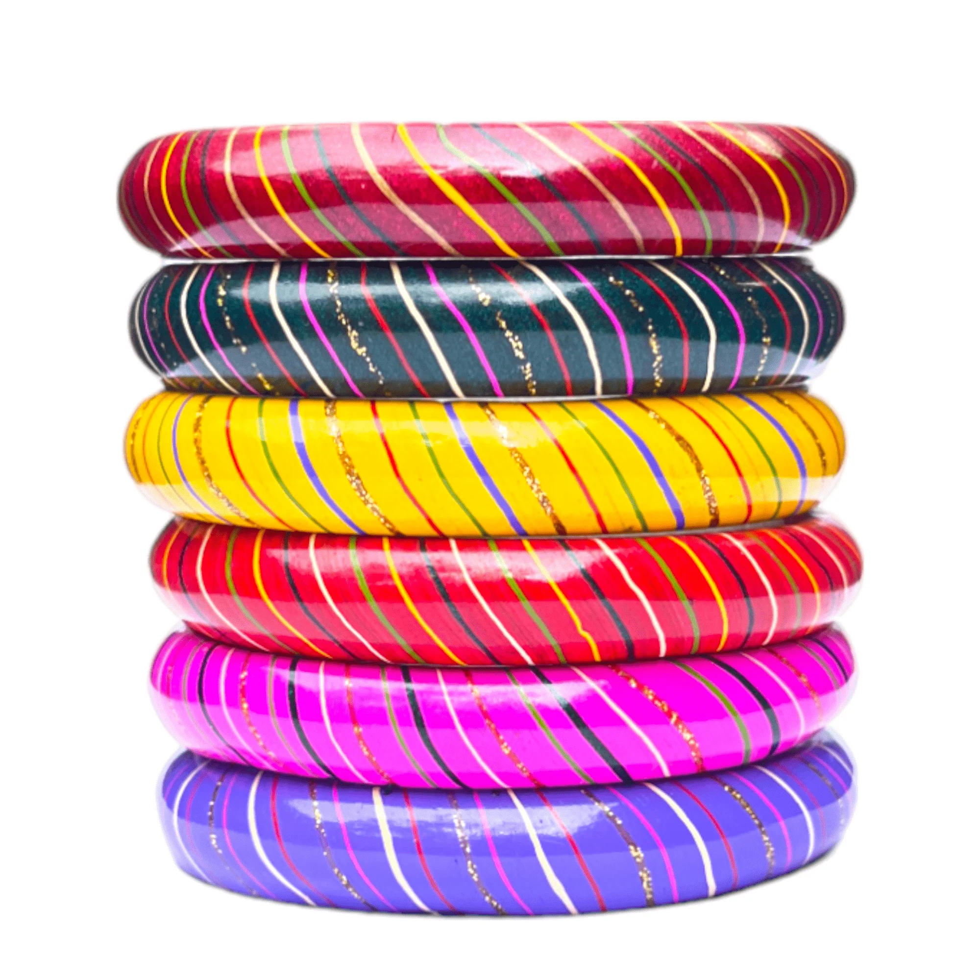 Colorful Glass Bangles